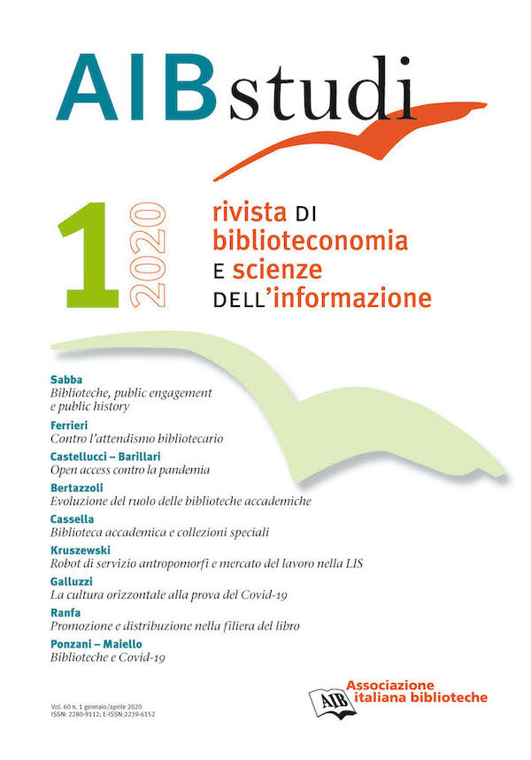 Copertina della rivista